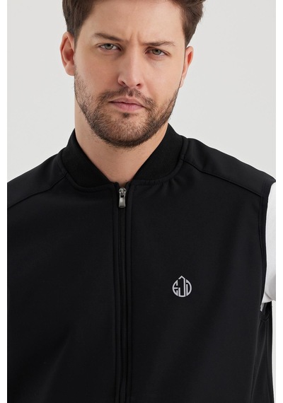 Alexandergardi Alexandergardı Dar Kesim İçi Polar Su İtici Softshell Kumaş Yelek Unı-ylk03 001