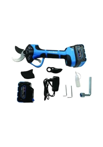 Hsgl Akülü Akülü Şarj Edilebilir Archer 38 Mm Akülü Makas Bahçe Meyve Ağacı Budama Makası 21v 4000mah Lityum Pil