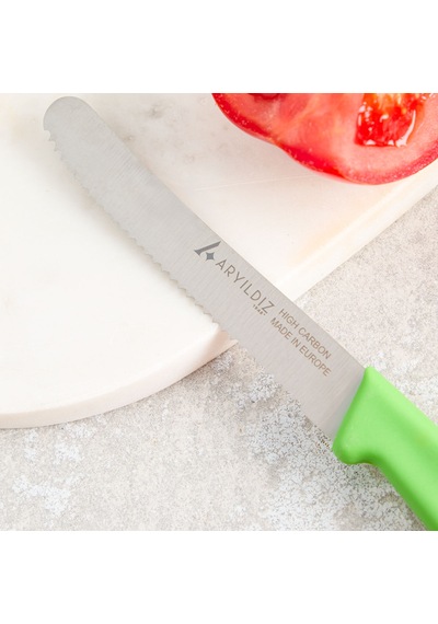 Aryıldız Daily Domates Bıçağı Yeşil 11 Cm Renkli