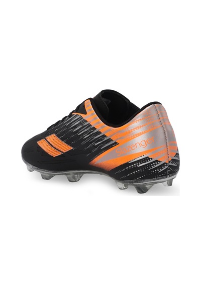 Slazenger CAMBLY KR Erkek Halı Saha Siyah / Turuncu Futbol Ayakkabısı