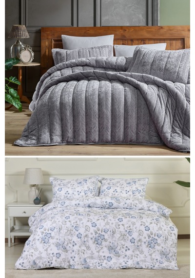 Elart Velvet Prime Set 10 Parça Gri
