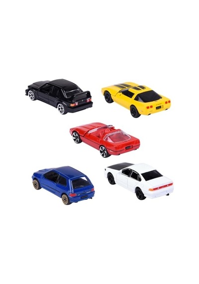 5'li Die-cast Araç Seti - Açılabilir Parçalar