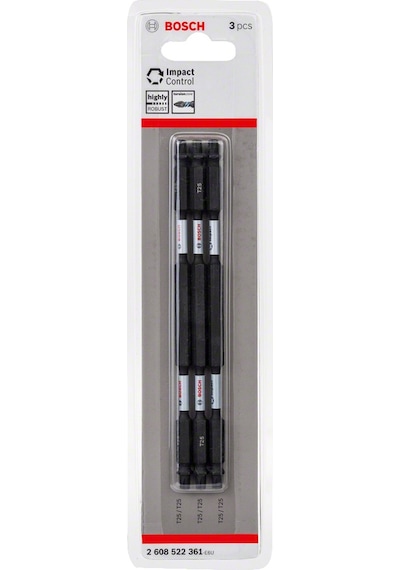 Bosch Impact Ctrl Çift Taraf 3'lü T25 150mm Vidalama Ucu Paketi - 2608522361