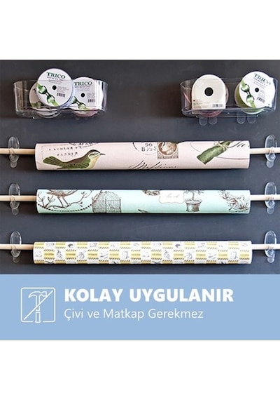 3M Command 17091 Şeffaf Askı Orta Boy