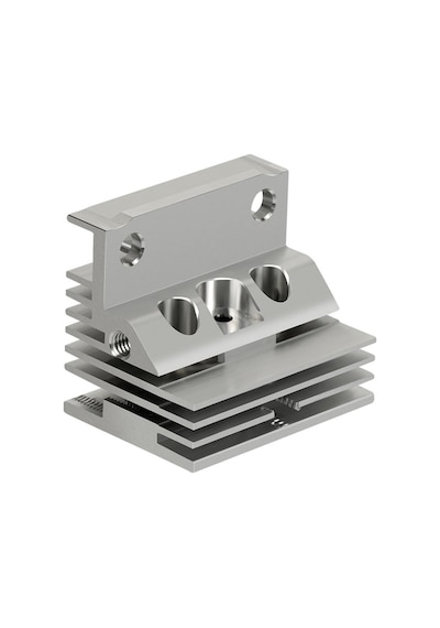 Creality K1-k1 Max Extruder Alüminyum Soğutucu Blok Heatsink Eski Nozzle Uyumlu