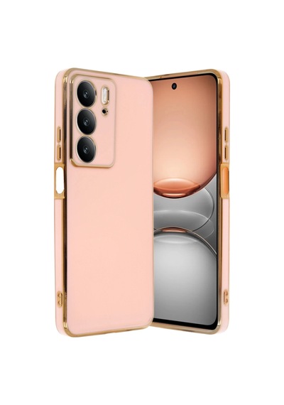 Realme C75 4g Kılıf Volet Silikon - Pembe -