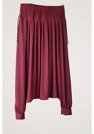 Erkilet Kadın Bordo Şalvar Bordo 38 - 48 Bordo