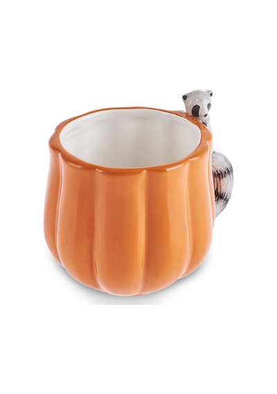 Karaca Cozy Bal Kabağı Rakun Kupa 320 Ml Çok Renkli