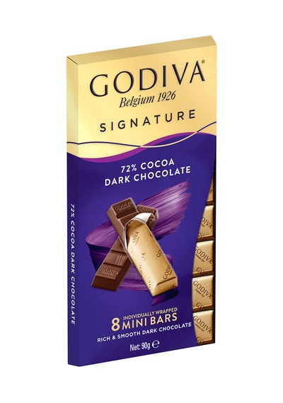 Godiva Signature Bitter Çikolata %72 Kakao 90 G - 8 Adet Tarı