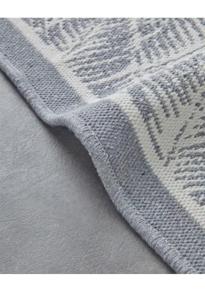 Leaves Dokuma Kilim Gri Genel