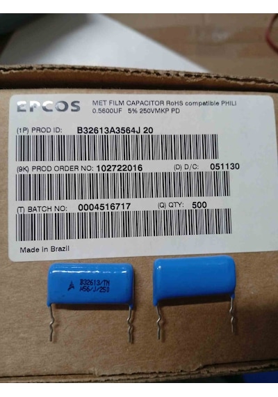 B32613a3564j20 560nf 250v 22.5mm Mkp Polyester Kondansatör 34 Adet