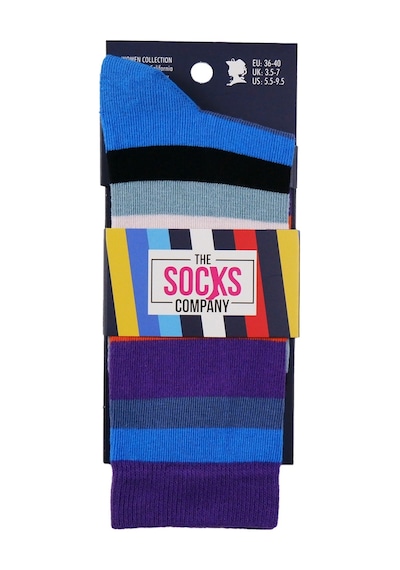 The Socks Company Desenli Kadın Soket Çorap 269k Çok Renkli