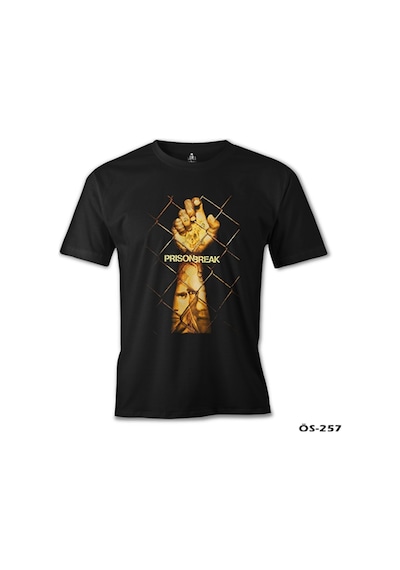 Prison Break - Caught Siyah Erkek Tshirt