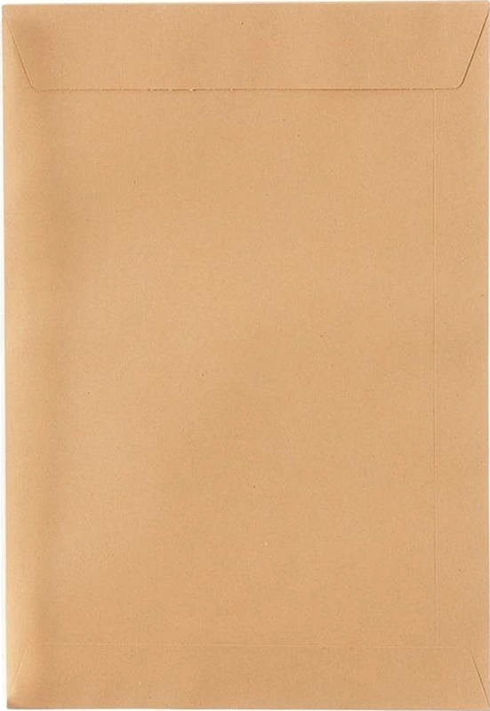 Elitstore Kraft Torba Zarf 17 Cm X 25 Cm 17x25 90 Gr 50'li Paket