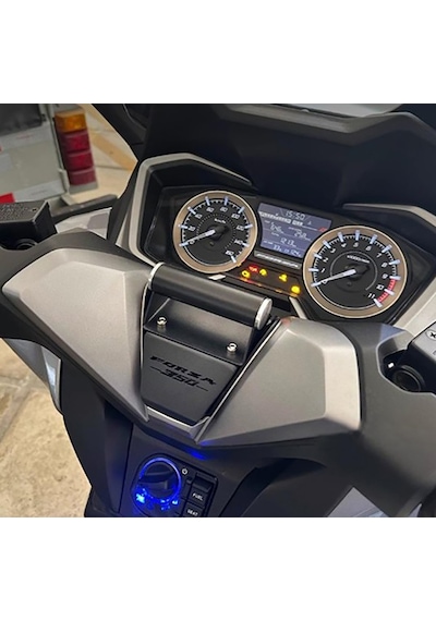 Honda Forza 250 Telefon-gps Tutucu Bağlama Aparatı/barı 2022-2025 Siyah