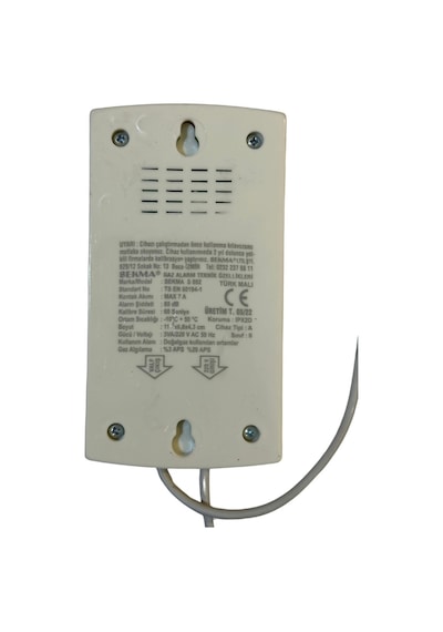 Sekma Doğal Gaz Metan Alarm Dedektörü S-092 2 Adet