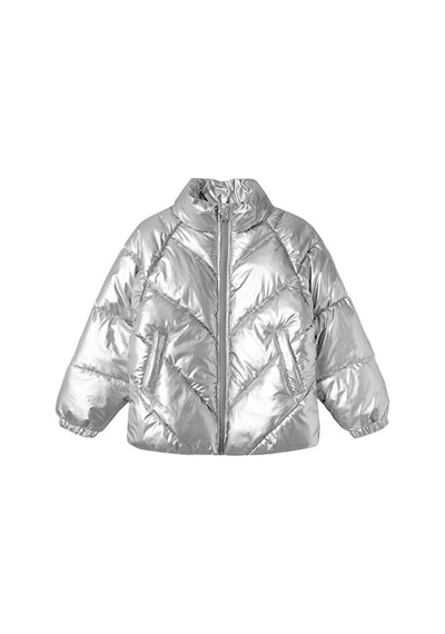 Name It Name İt Kids Nkfmisty Puffer Çocuk Günlük Mont 13233969-sılver Gri Gri