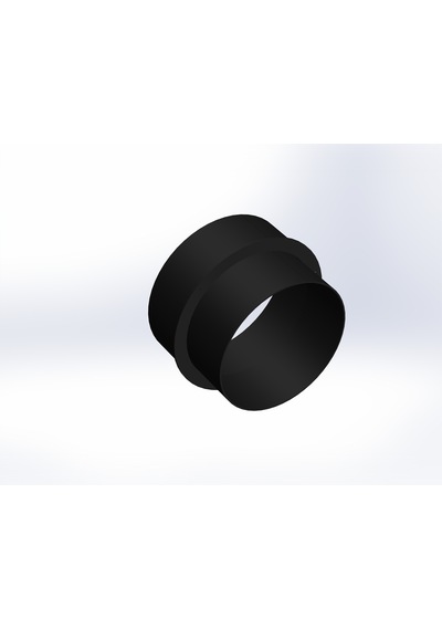 Baca Redüksiyon / Boy: 10.5 Cm, Çap: 13 15 Cm / Mat Siyah Boyalı / Baba's Stove