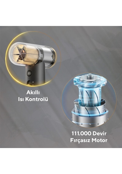Kumtel Mini Saç Kurutma Makinesi Siyah Hhd-09
