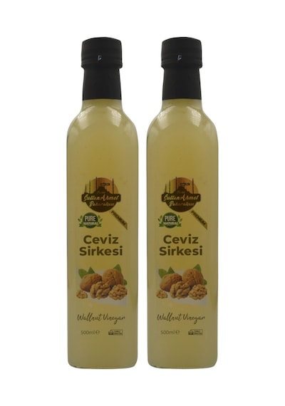 Ceviz Sirkesi 2x500 Ml %100 Katkısız Doğal Özel Üretim