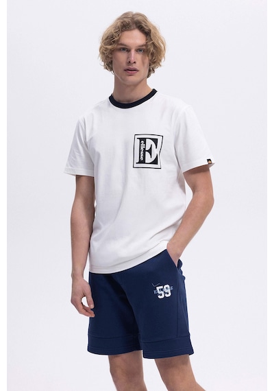 Ellesse Erkek T Shirt Em458-of Beyaz Beyaz