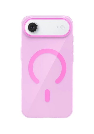 Joko Apple iPhone Uyumlu  17 Air Uyumlu Pc Blank Magsafe Kapak - Pembe