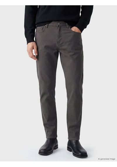 Lcwaıkıkı Classic Antrasit Regular Fit Gabardin Erkek Chino Pantolon