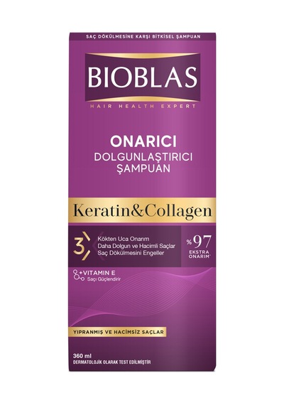 Bioblas Keratin & Kolajen Şampuan 360 Ml - 8 Adet Tarı
