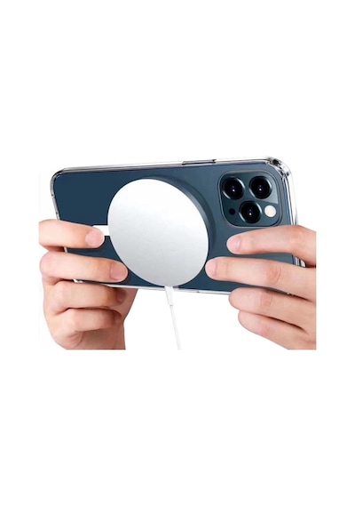 Apple İphone Uyumlu 16 Pro Max Kılıf Magneticsafe Şeffaf Silikon - Şeffaf Renk