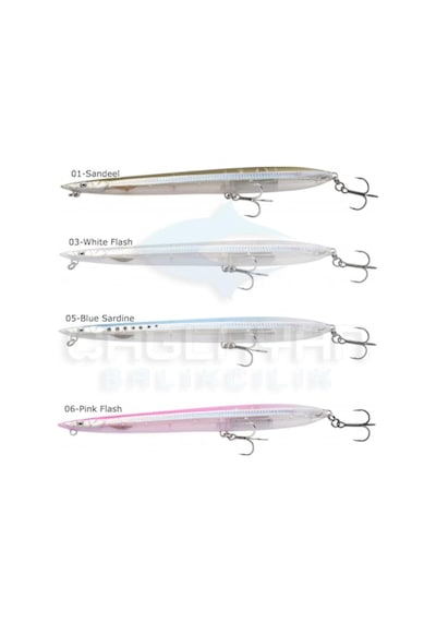 Savage Gear Sandeel Surf Walker 180 37G Suni Yem 03-White Flash