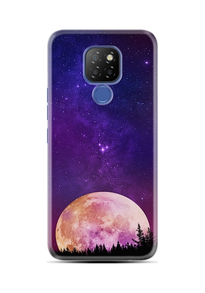General Mobile Gm9 Pro Kılıf Boutique Baskılı Resimli Mor Ay Pcode -025