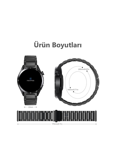 Huawei Watch Gt5 Pro 46mm/gt5 46mm/ Gt4 46mm/gt4 Pro 46mm/gt3 46mm/gt3 Pro 46mm/gt2 46mm/gt2 Pro 46mm İçin Kordon Paslanmaz Çelik Kordon Kordon Kopma Karşıtı 22mm Kordon Çok Renkli Huawei Watch Gt5 Pro 46mm/gt5 46mm/ Gt4 46mm/gt4 Pro 46mm/gt3 46mm/gt3 Pro 46mm/gt2 46mm/gt2 Pro 46mm İçin Kordon Paslanmaz Çelik Kordon Kordon Kopma Karşıtı 22mm Kordon Çok Renkli
