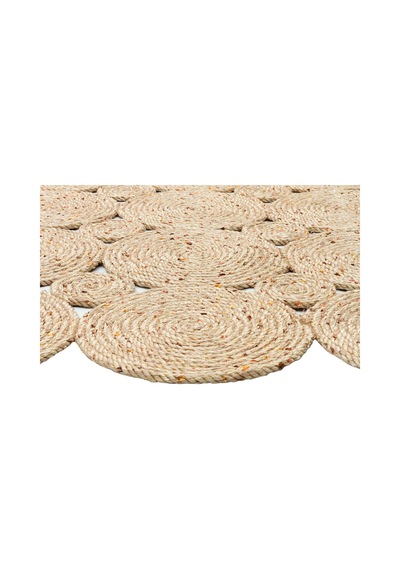 Eko Halı Patna Ptn 01 Natural Jüt Hasır Görünümlü Hav Toz Vermez Örgü Halı - 90X150