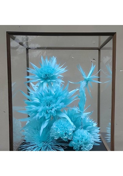 İtalyan Krapon Kağıdı No:393 -bebek Mavi - Baby Blue 90 Gr. 50x15