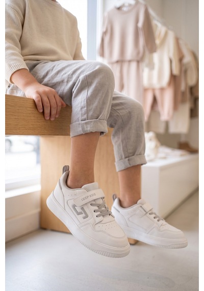 Elit 26yasarm2404 Filet Erkek Çocuk Klasik Sneaker Beyaz