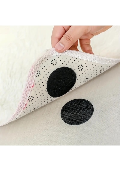 Bakgelal Yapışkanlı Cırt Cırt Seti Halı, Kilim, Nevresim, Minder Ve Örtü Kaydırmaz Sabitleyici Ped Kaymaz Güçlü Tutucu Nokta - Bgahalıkay10100
