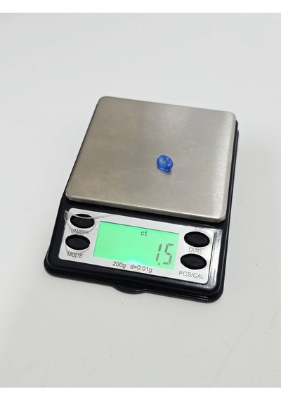 Faset Kesim Doğal Mavi Safir Taşı 1,5 Karat S015