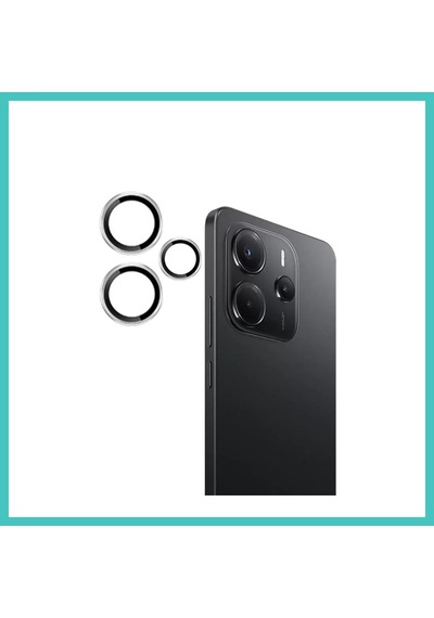 Ny Joy Joko Redmi Note 14 4g Uyumlu Pvd Metal Kamera Lens - Gümüş Nyjoybz