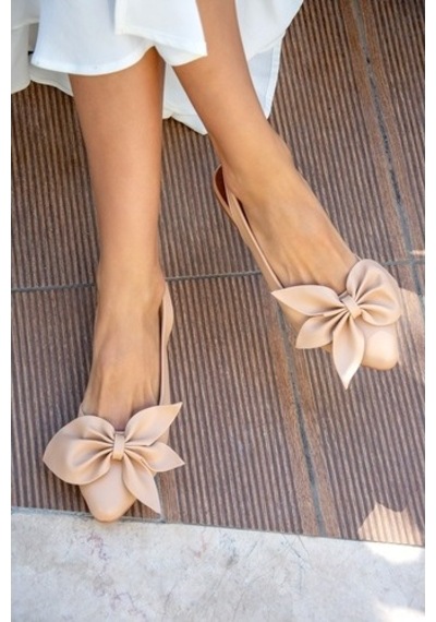 Fox Shoes Ten Kadın Babet H726809009 Ten Rengi