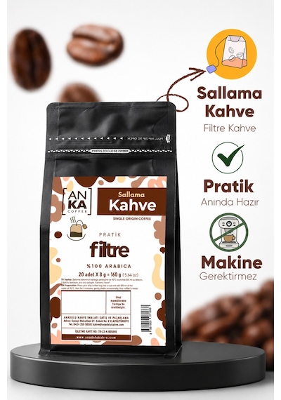 Sallama Filtre Kahve 20 Li Ekipmansız Taze Kahve Deneyimi