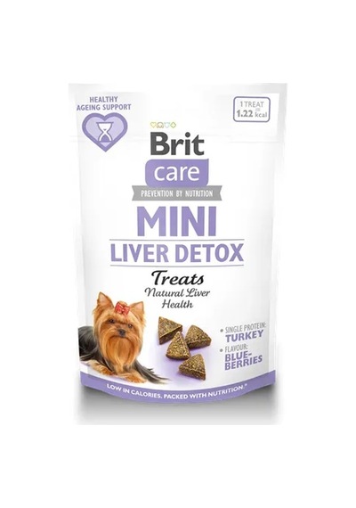 Brit Care Mini Irk Köpekler İçin Karaciğerin Korunmasına Yardımcı Yarı Nemli Fonksiyonel Ödül 50 Gr