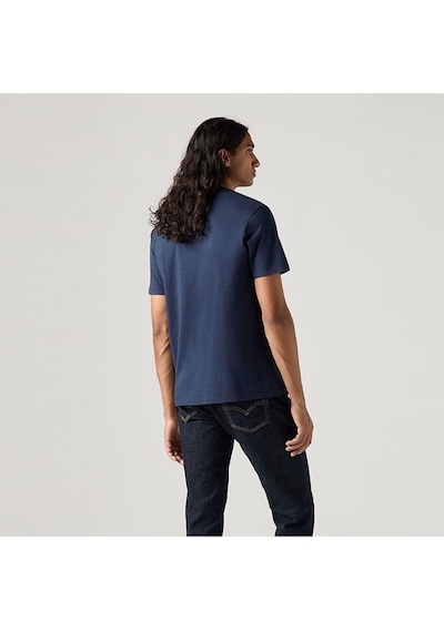 Levi's Graphic Crewneck Erkek Lacivert Yuvarlak Yaka Tişört A2823-0290-4789 Blues