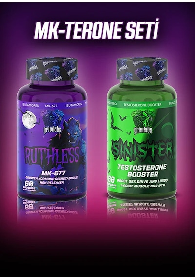 Grimlabs Mk677 + Sinister Testo Booster Mix Mk - Terone Seti