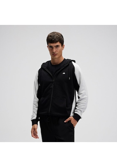 Ellesse Em560-bk Fermuarlı Kapüşonlu Erkek Sweatshirt - Siyah Siyah