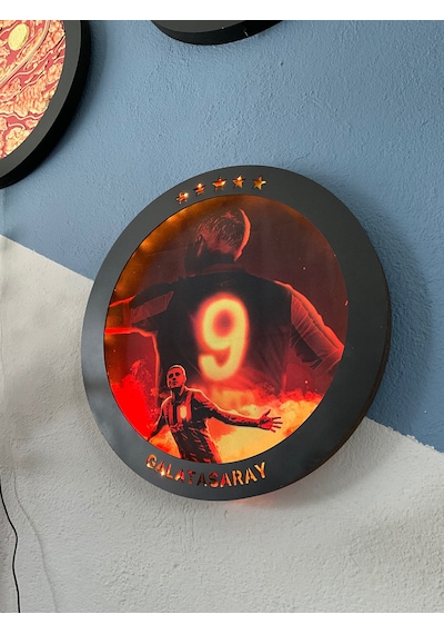 Galatasaray Icardi Baskılı Bluetooth Bağlantılı Led Tablo
