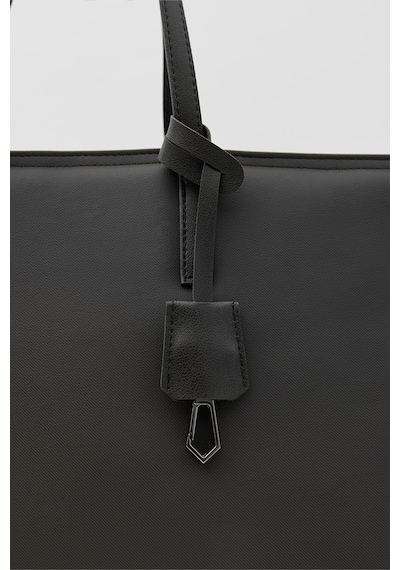 Shule Bags 15" Twill Dokulu Teknik Kumaş Laptop Çantası Siyah