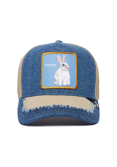 . Silky Rabbit Tavşan Figürlü Şapka 101-1280 Denim
