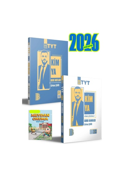 Benim Hocam Tyt Kimya Ders Notları Ve Soru Bankası Seti 2 Kitap