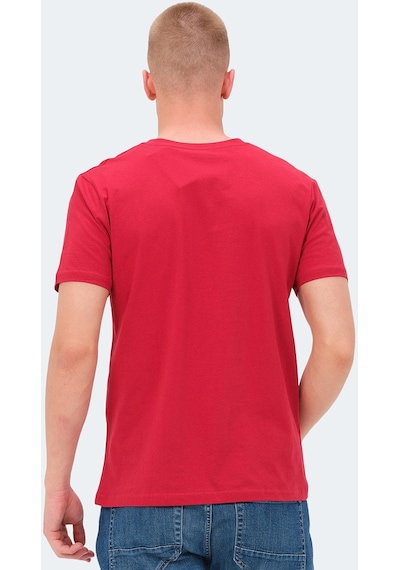 Slazenger KAIJA Erkek V Yaka Kırmızı Tişört