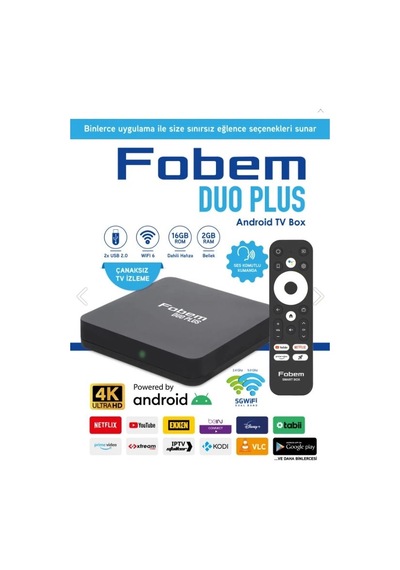 Fobem Duo Plus Android Wifi 5.0ghz 2gb Ram 16gb Rom